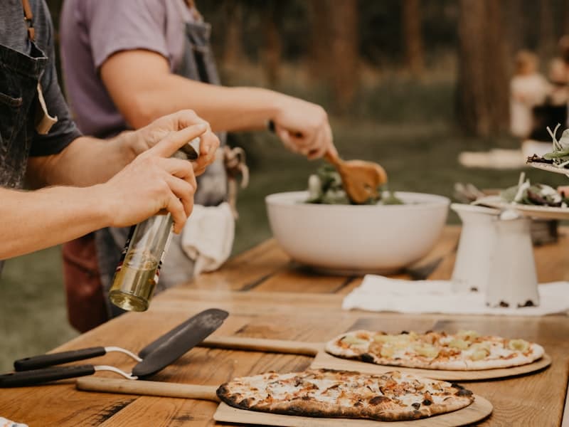 Repas partagé dehors